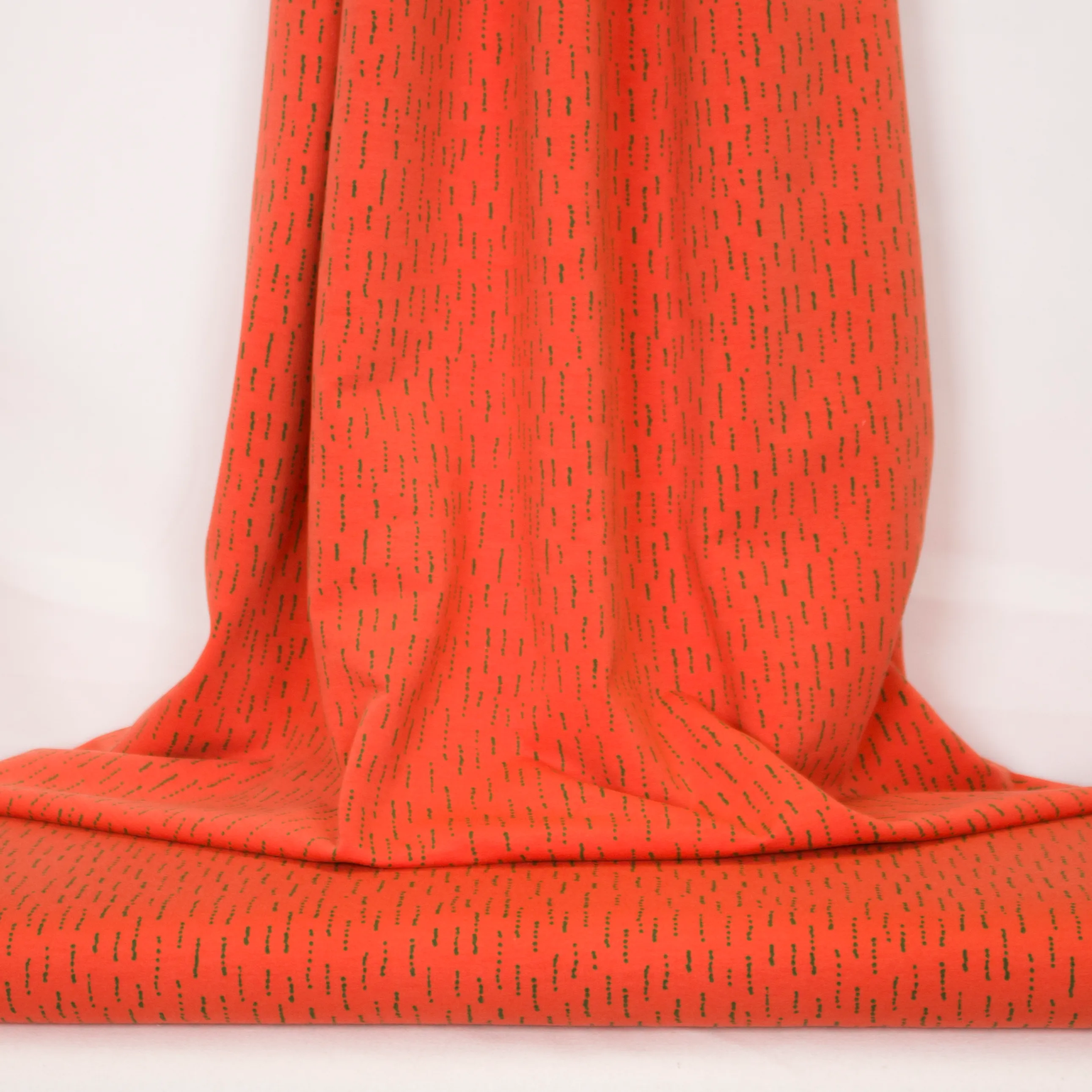 Oranje french terry funky stripes van Poppy