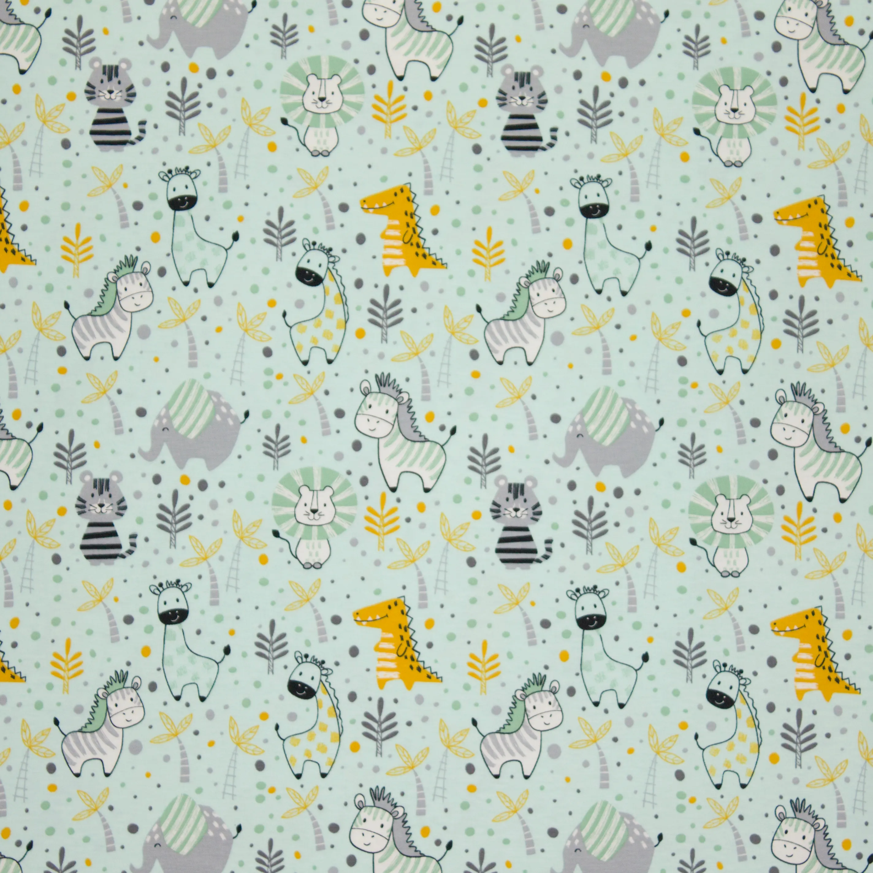 Munt tricot met zoodieren