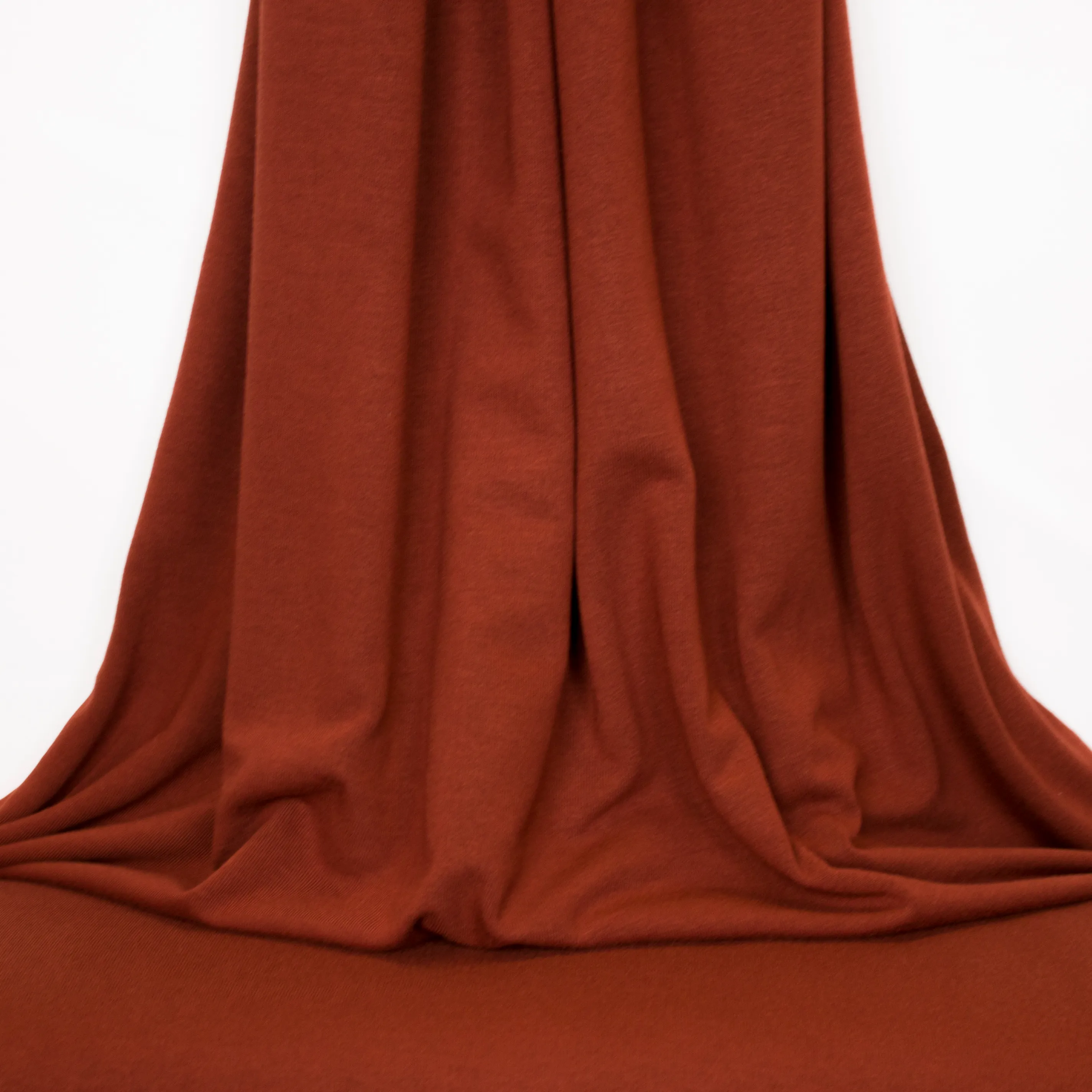 Bruine polyester viscose tricot van Fibre Mood