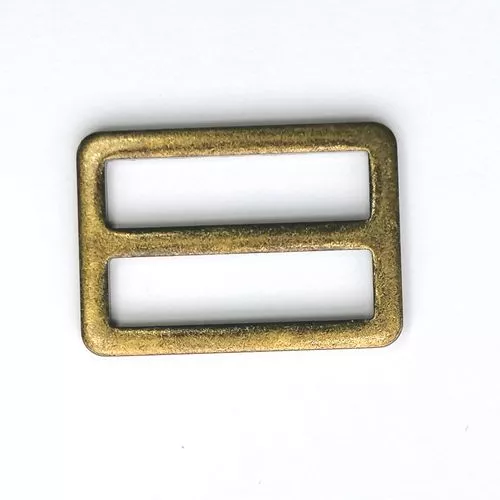 Schuifgesp - brons - 32 mm x 8 mm