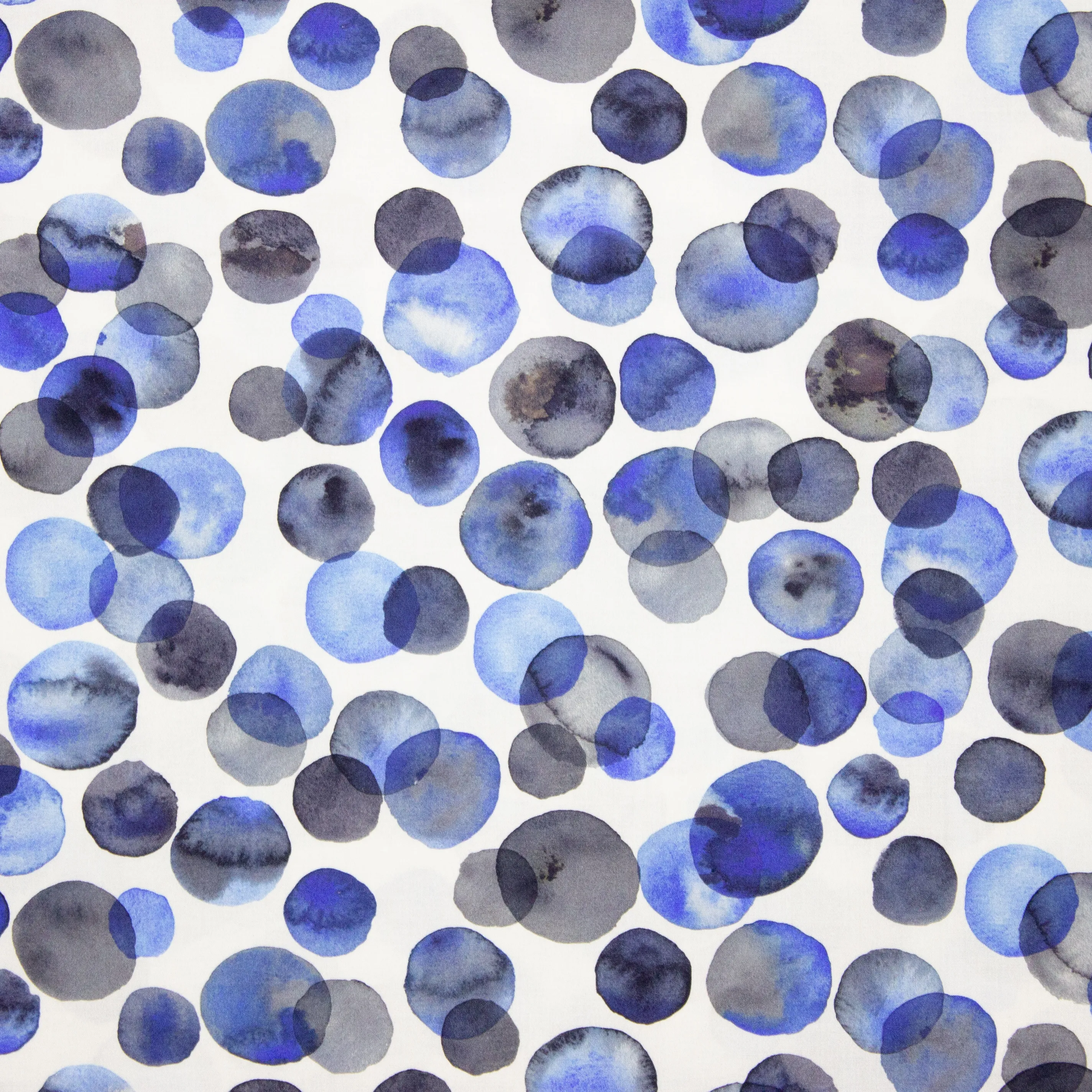 Witte Stretch met Blauwe en Grijze Stippen van Alta Moda