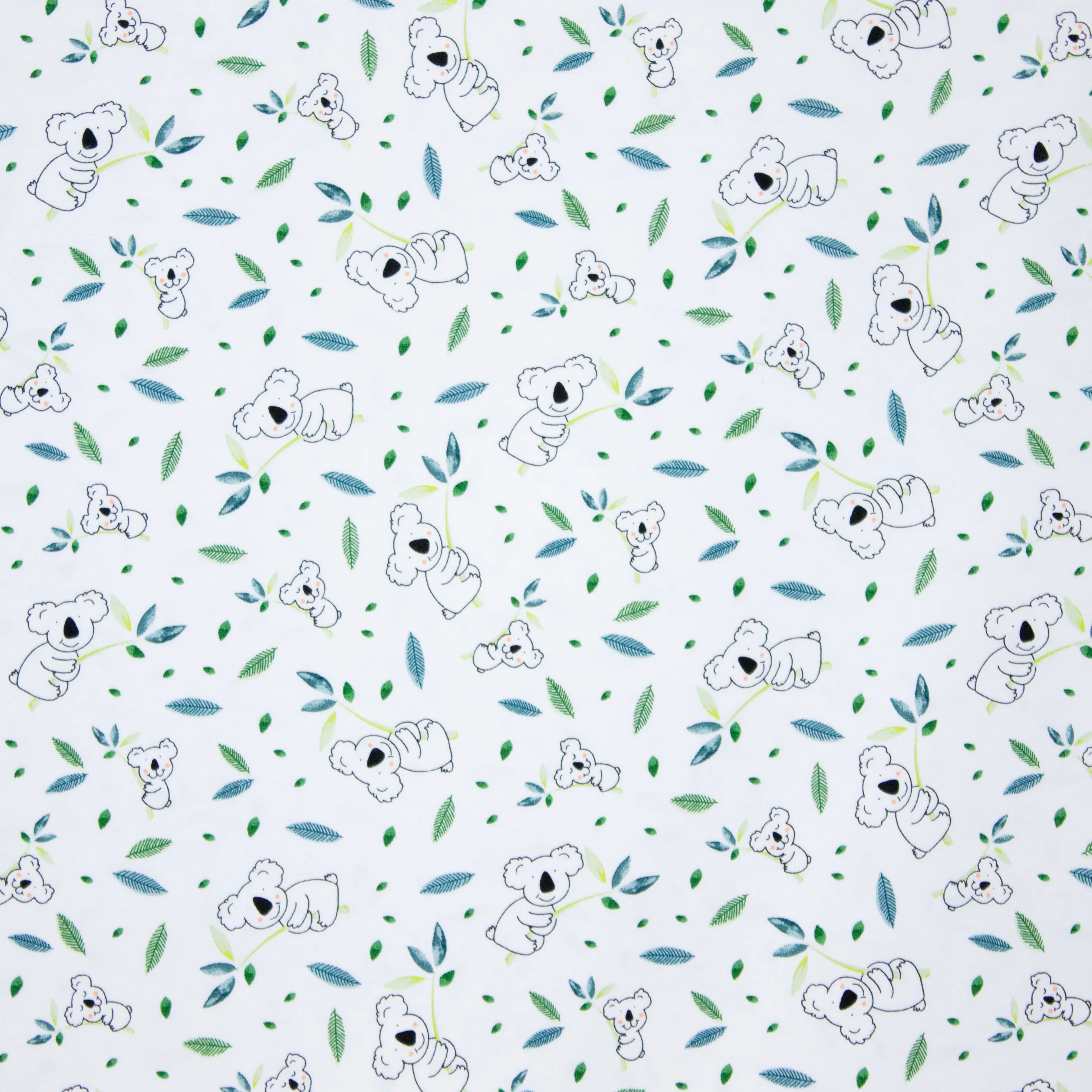 Tricot met Koala's en Plantjes