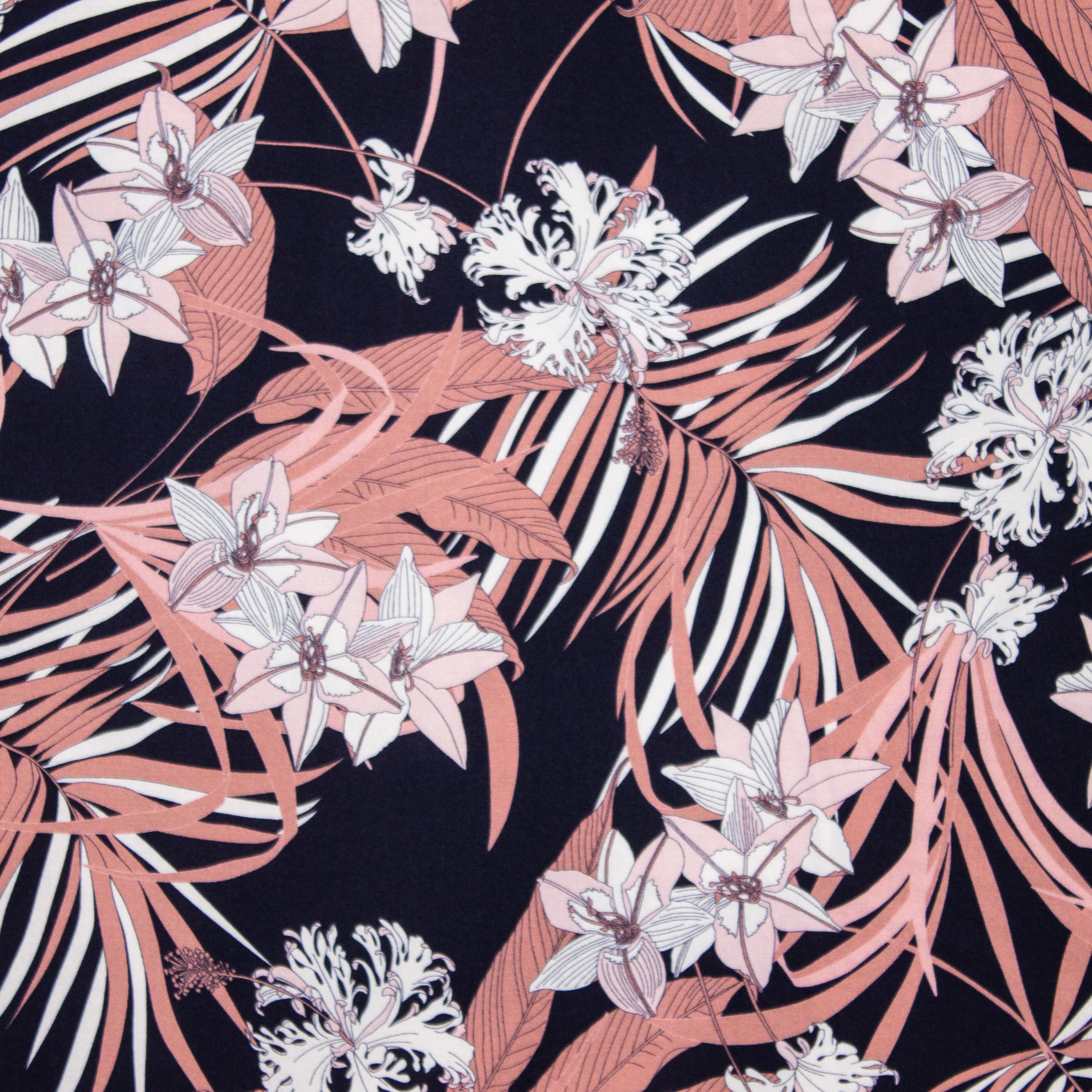 Donkere Viscose met Bloemen van Atelier Jupe