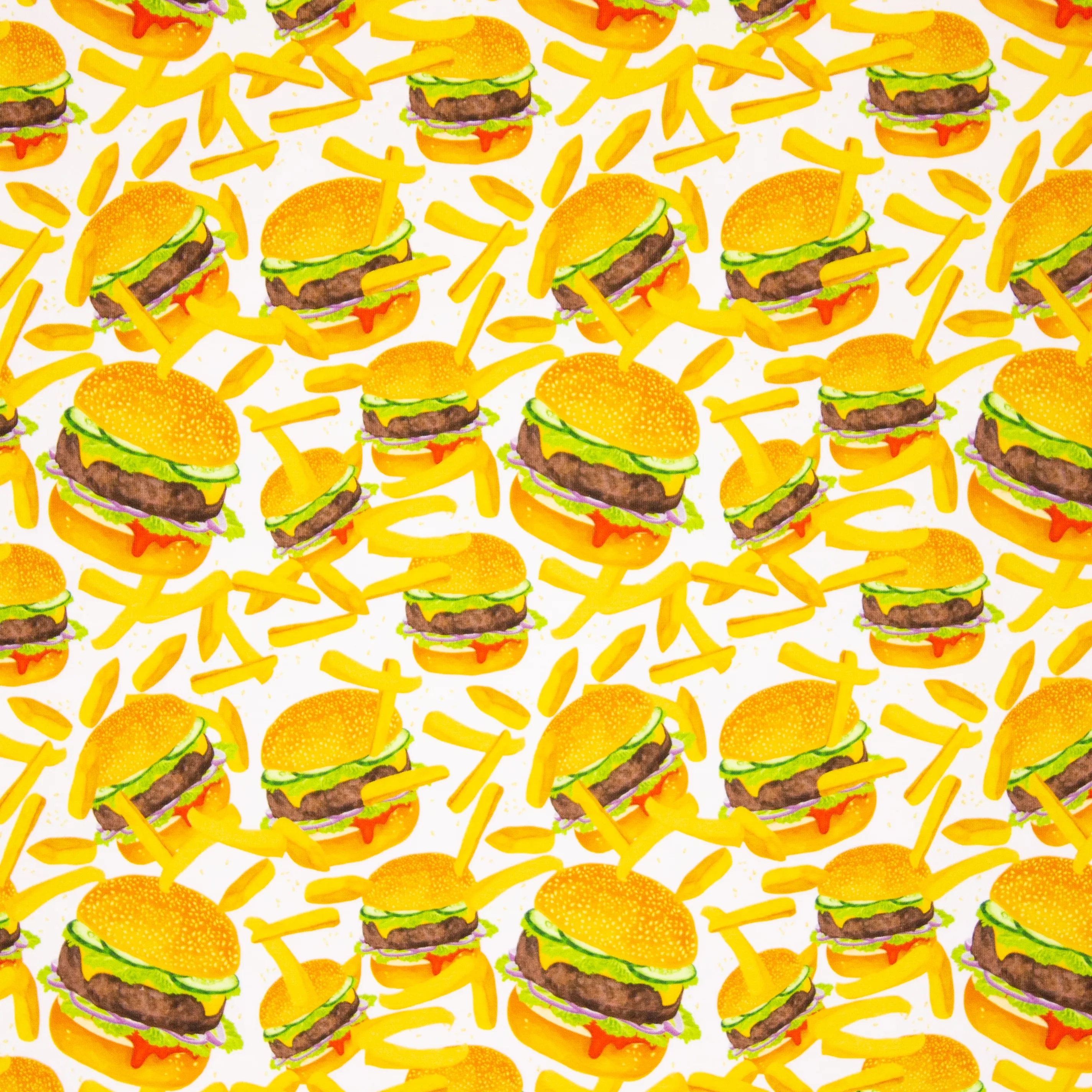 Tricot met Hamburgers en Frietjes