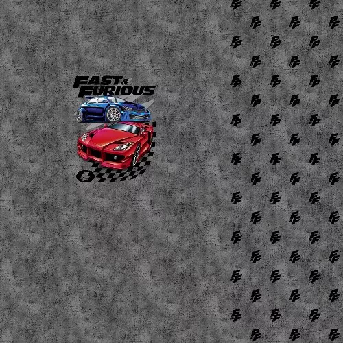 Fast and Furious Paneel Grijs