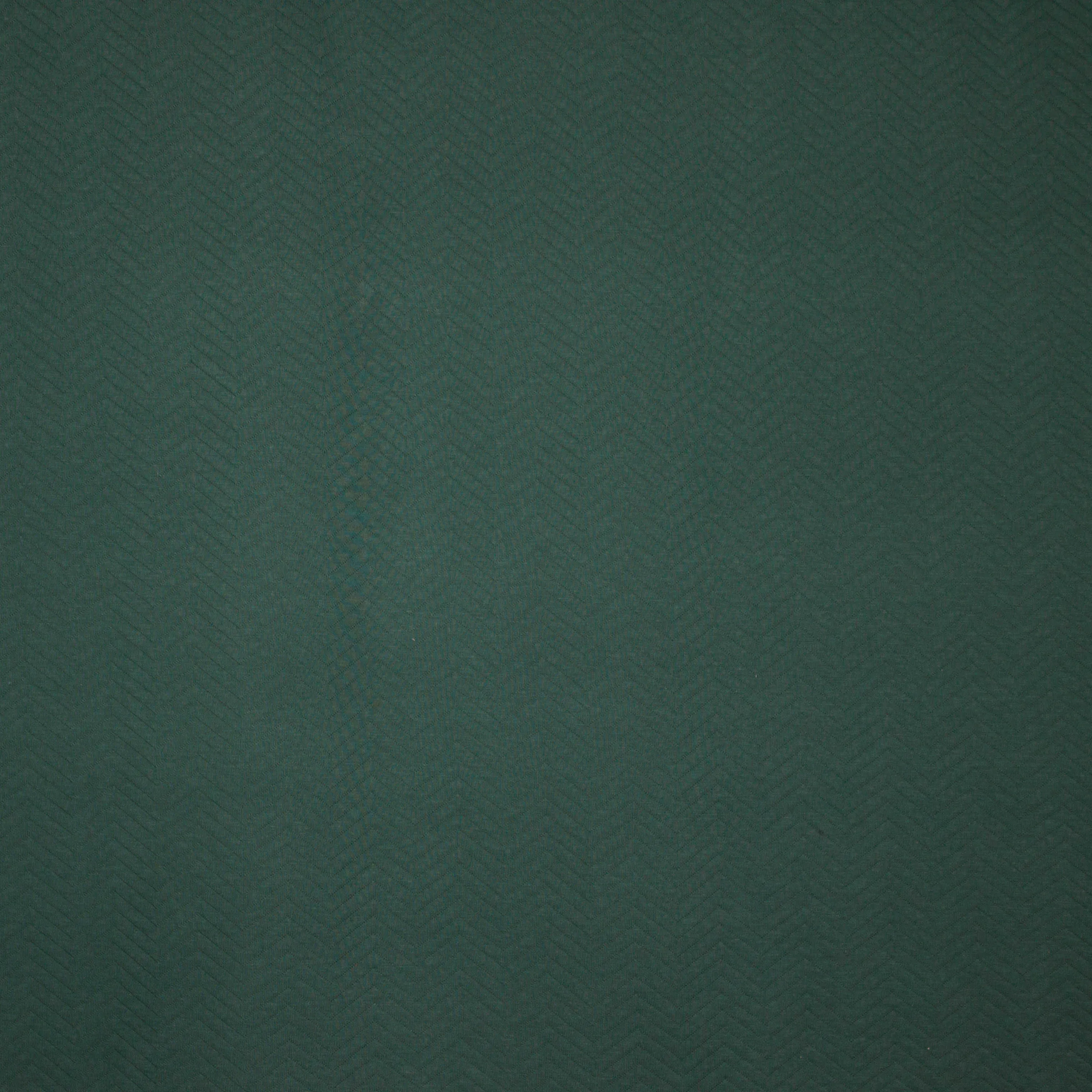 Donkergroene organische chevron quilt 'Dark Green' van 'Mind The Maker'