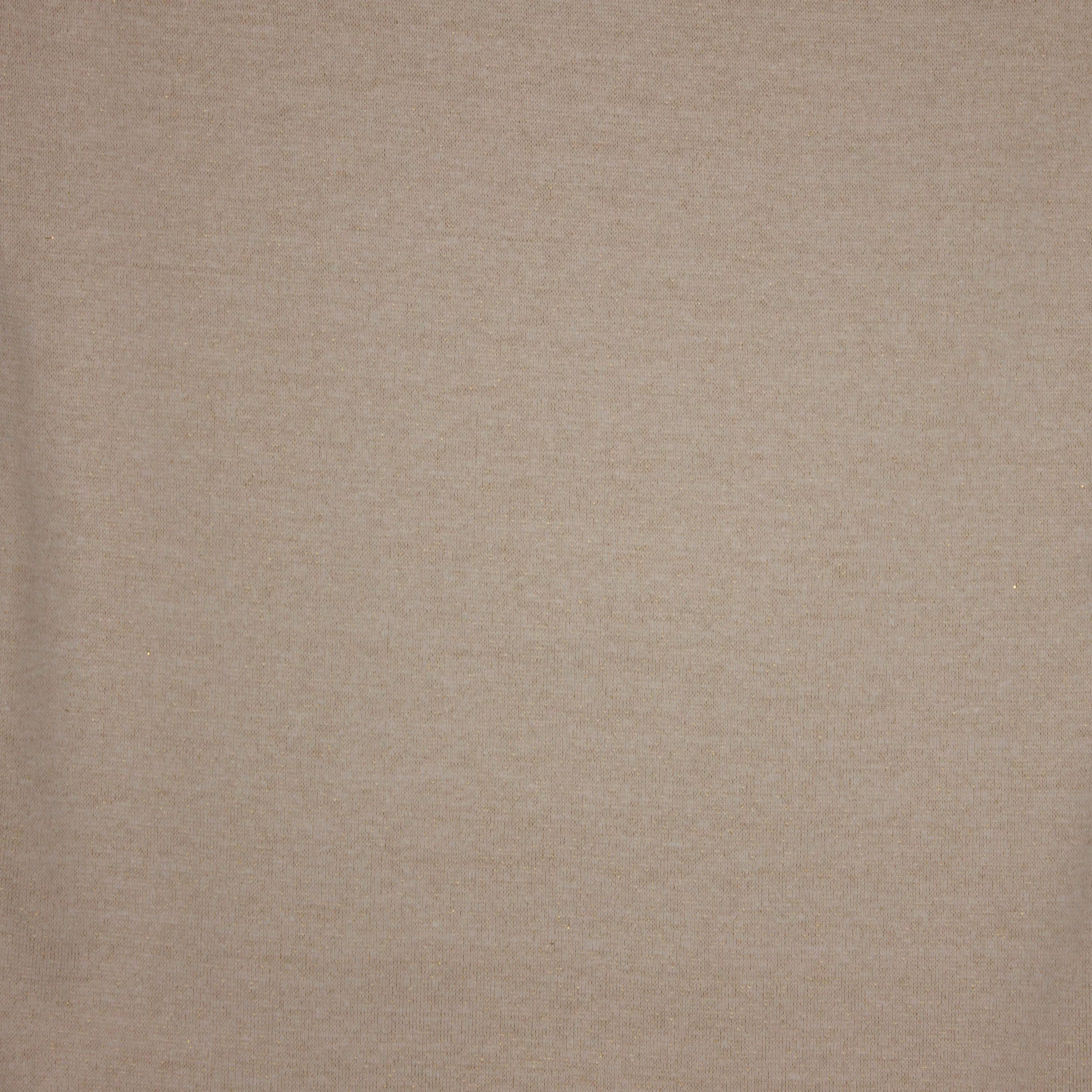 Beige boordstof met gouden glitters