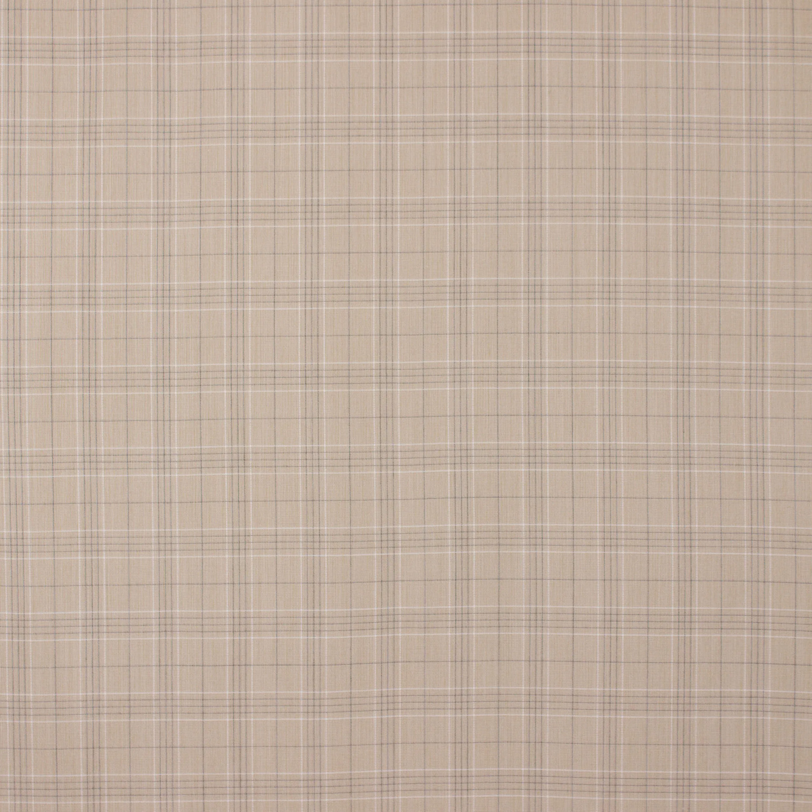 Beige wol- polyestermengeling met Prince de Galles print