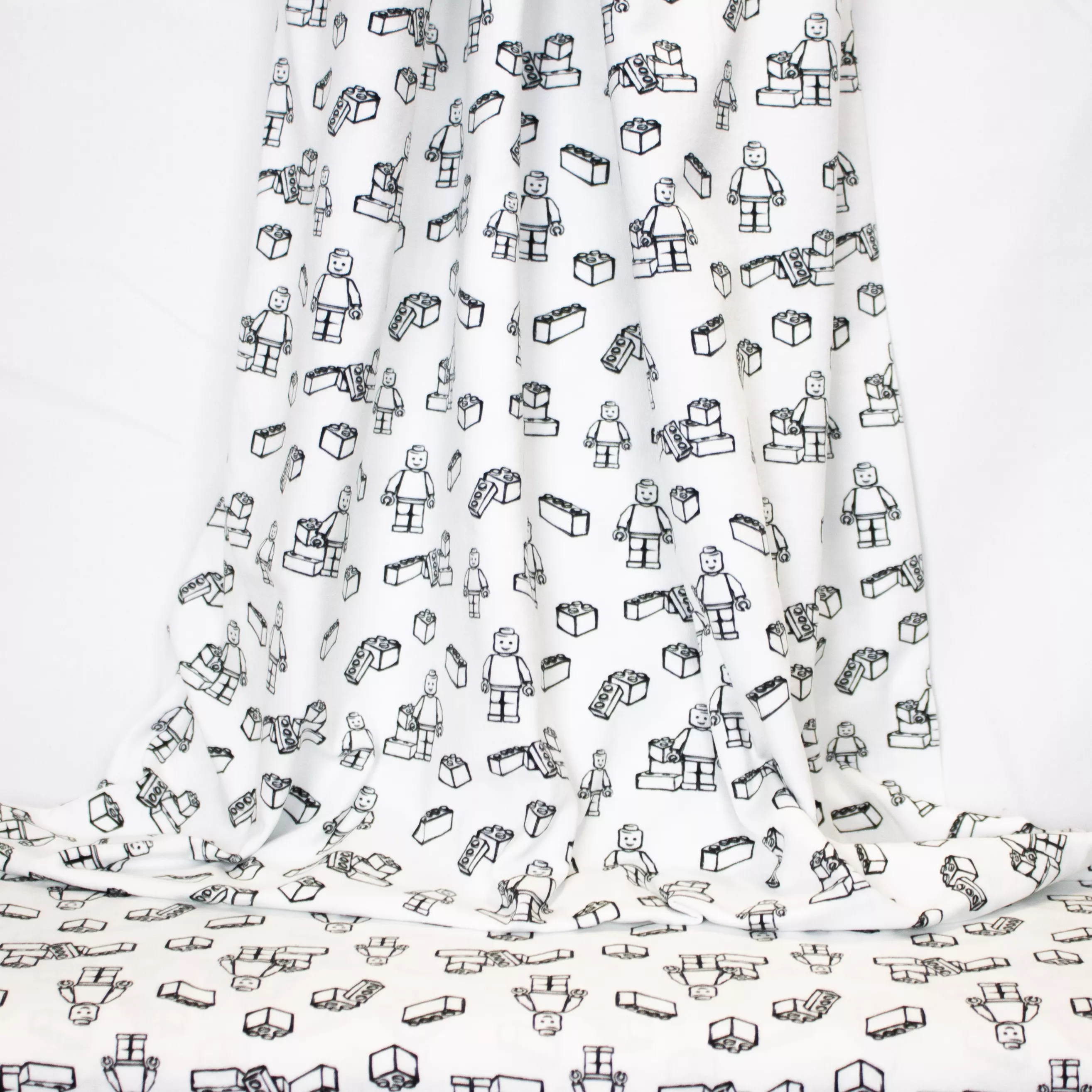 Witte Tricot met Lego