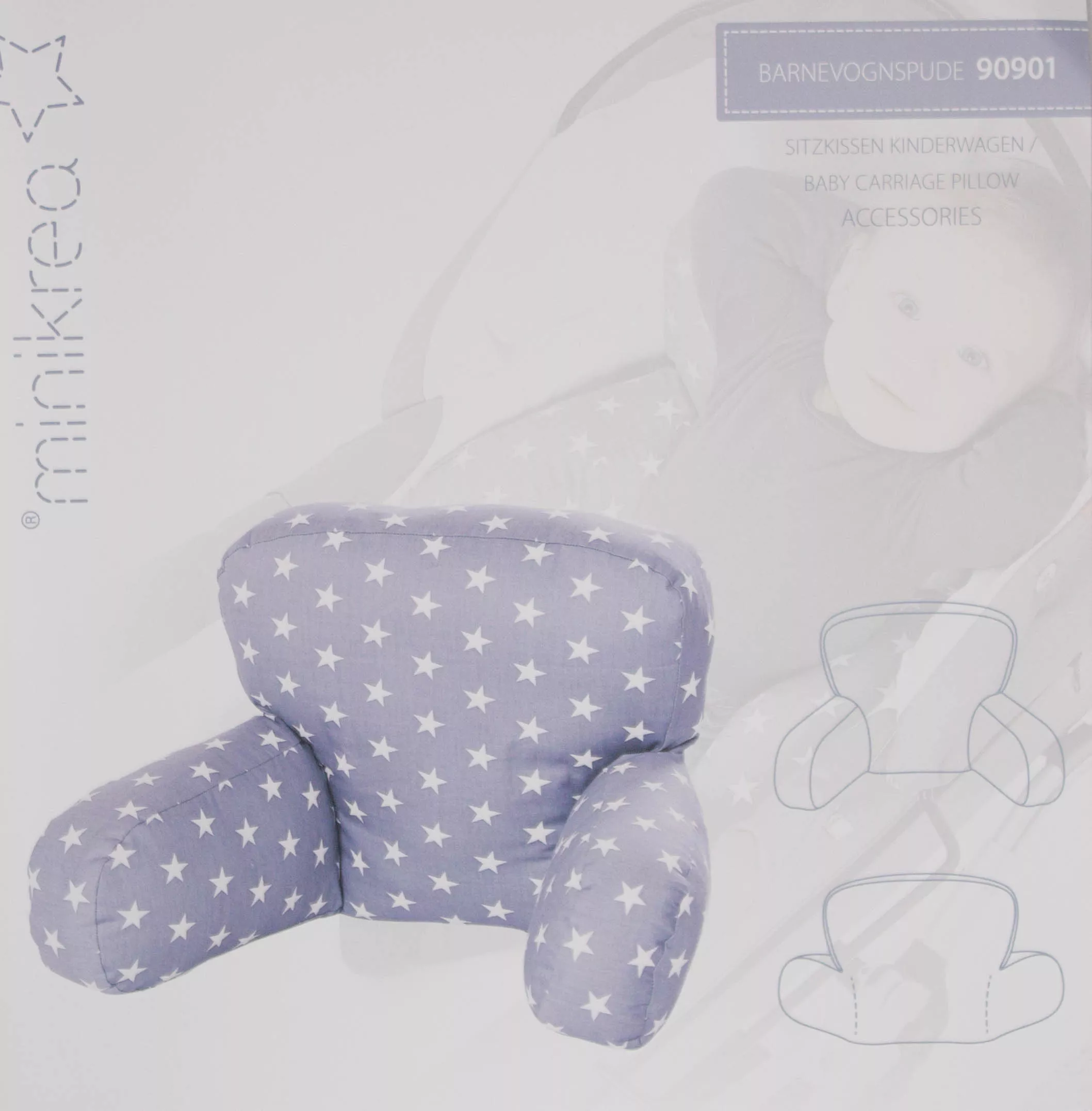 Patroon verkleinkussen voor baby