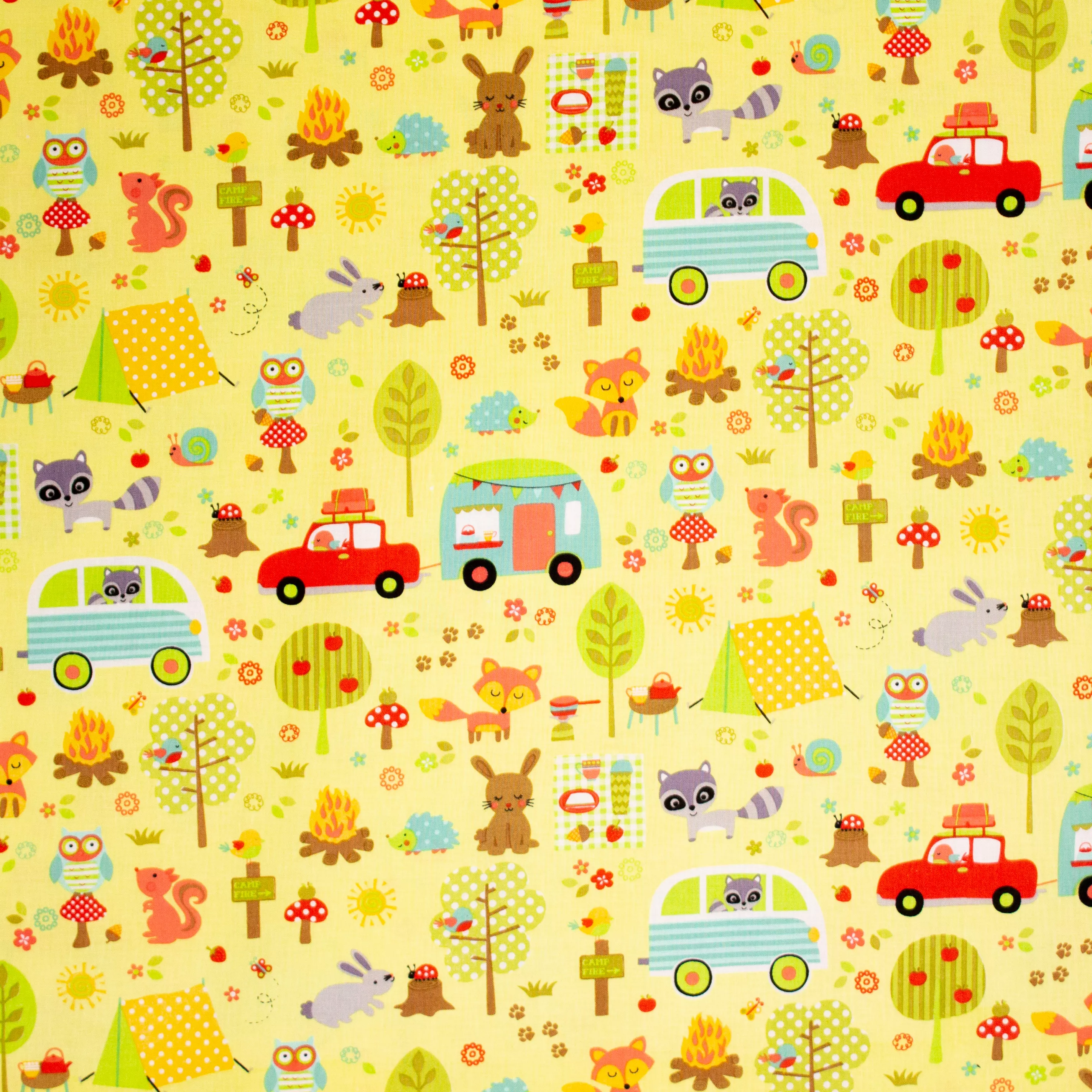 Gele Katoen Camping