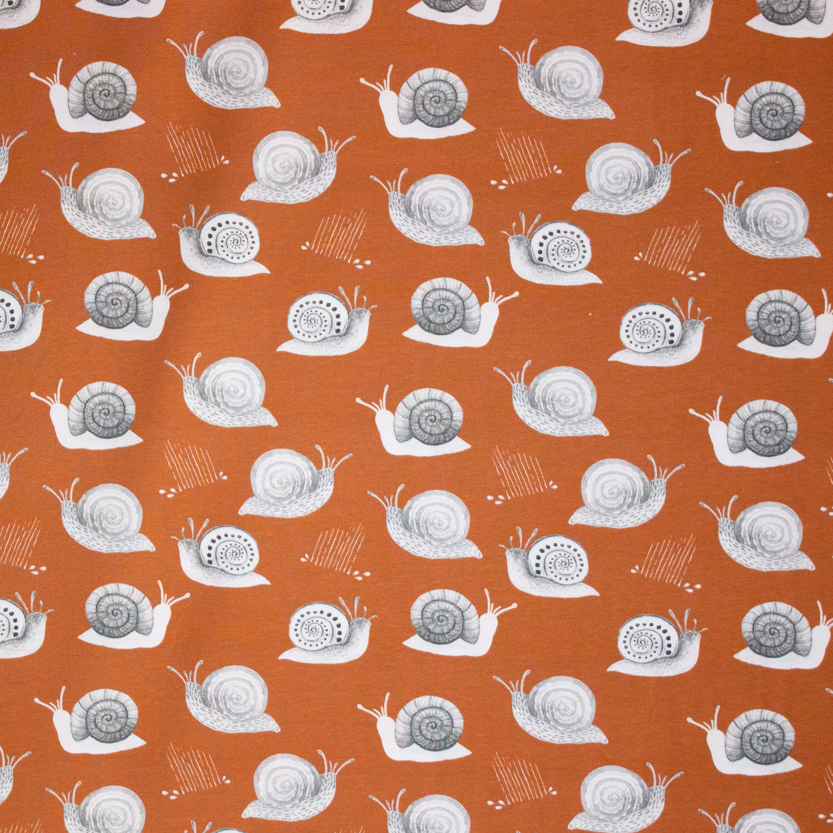 Roestbruine tricot met slakken