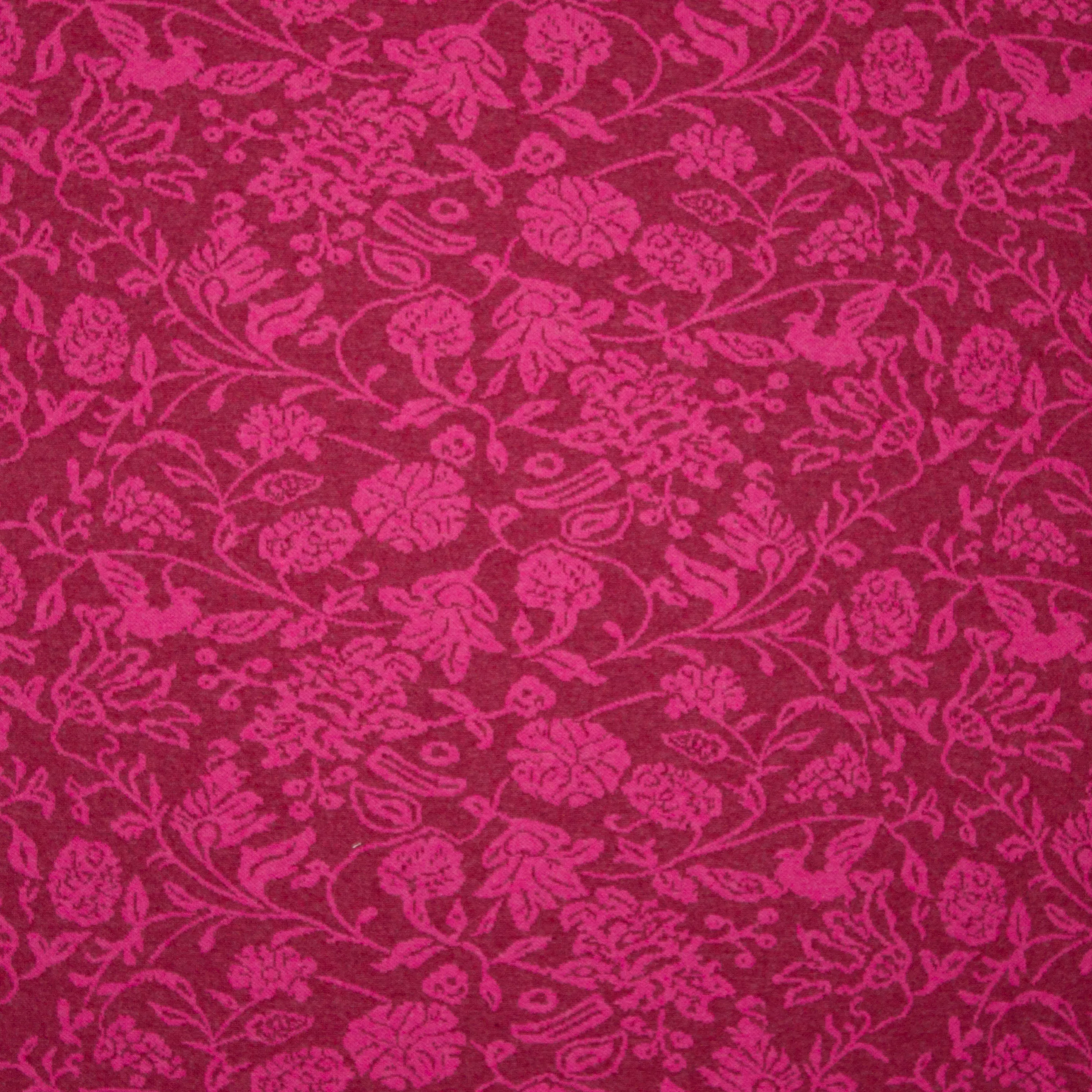 Roze / bordeaux breitje met bloemen