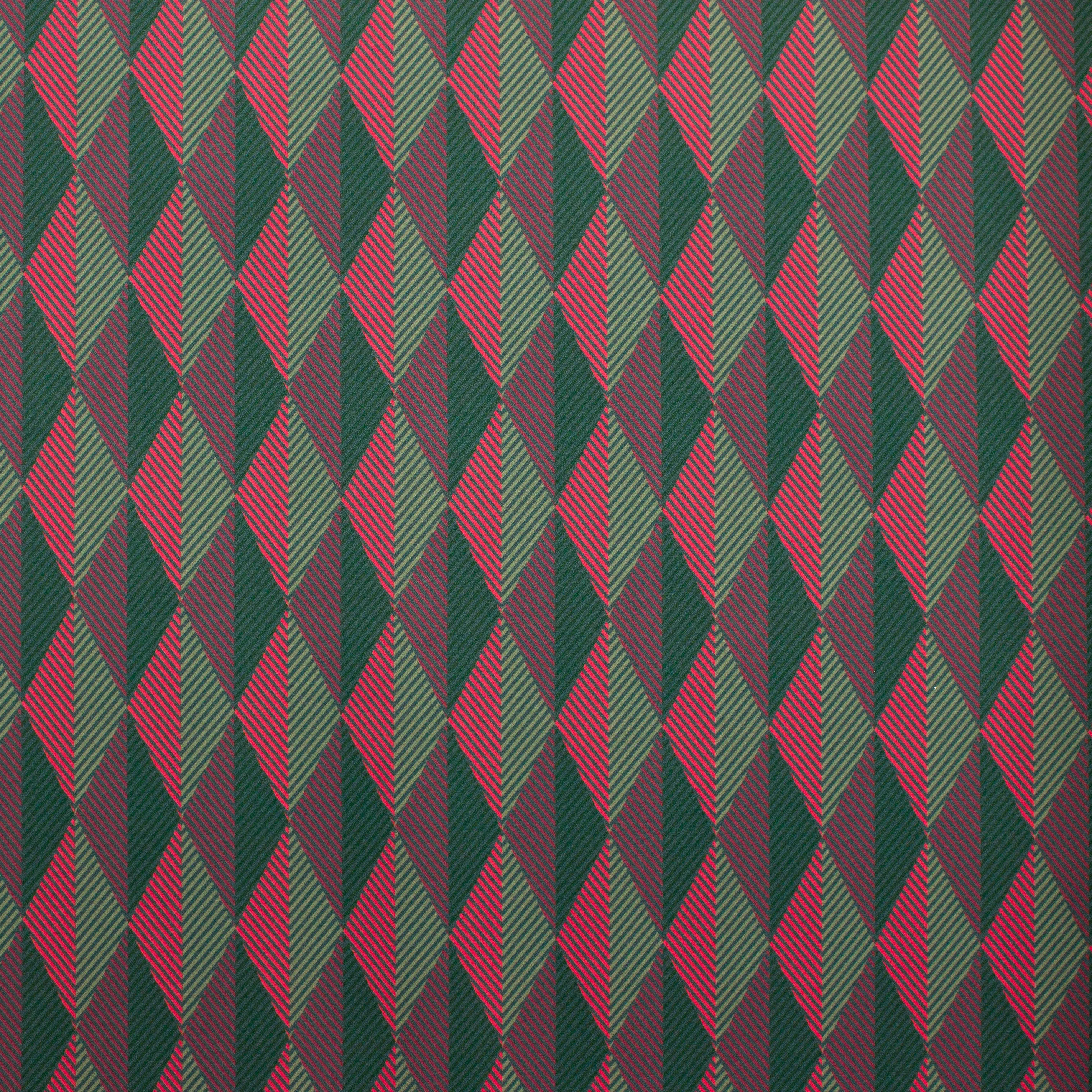 Polyester Tricot met Geometrisch Patroon