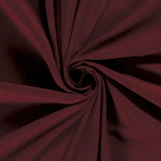 Katoen tricot bordeaux