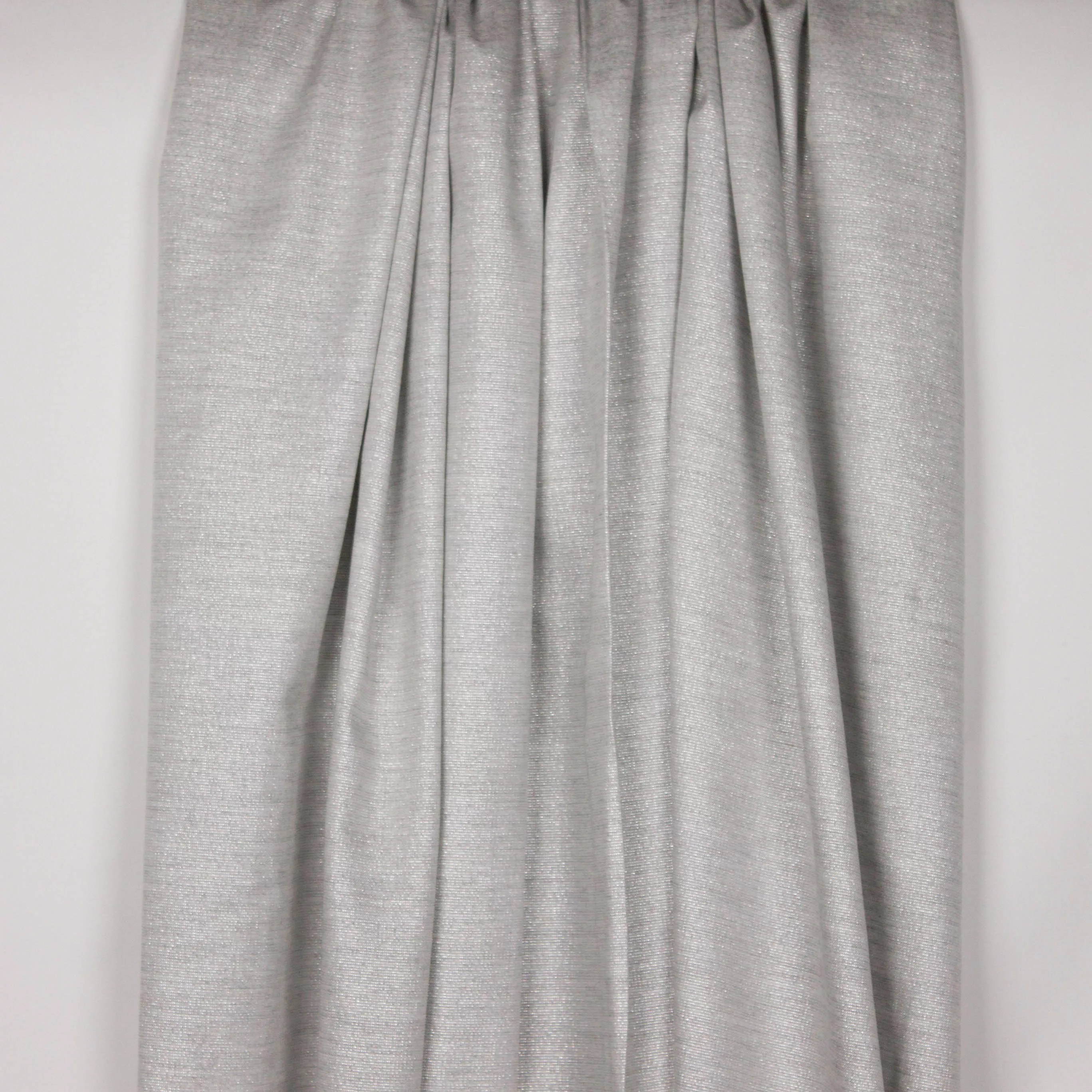 Grijze viscose mengeling met zilveren glitter