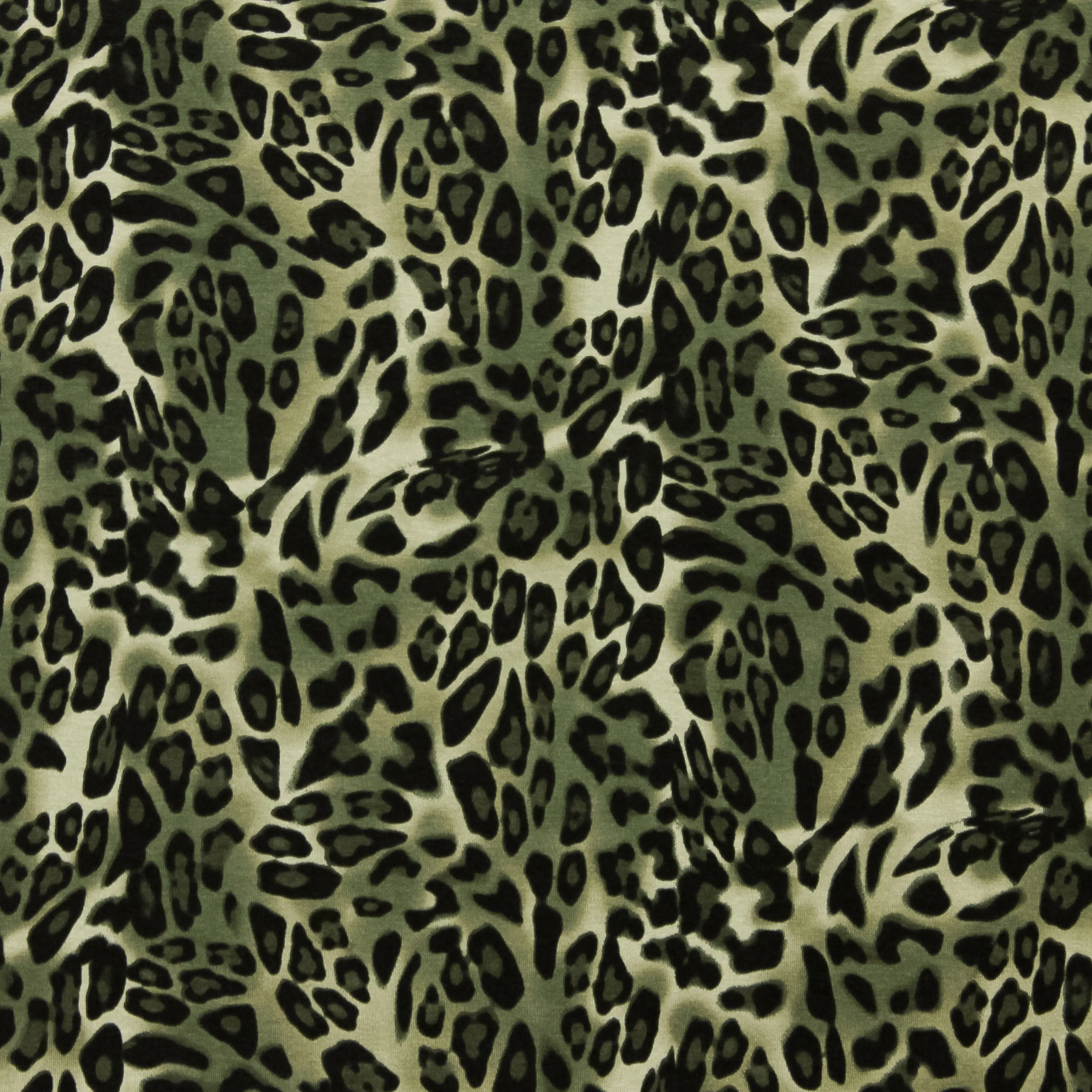 Soepelvallende viscose tricot met panterprint