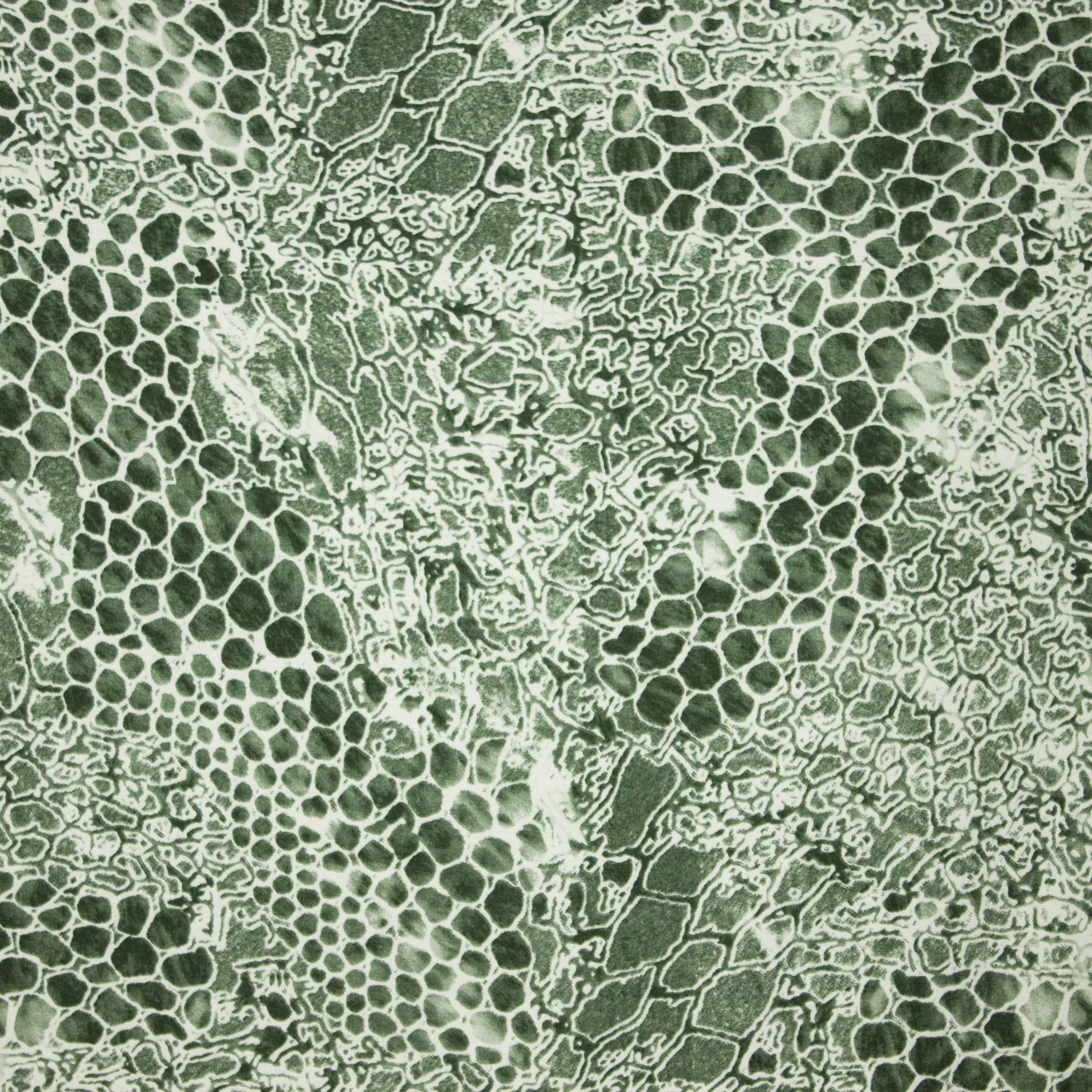 Viscose tricot met slangenhuid motief van My Image
