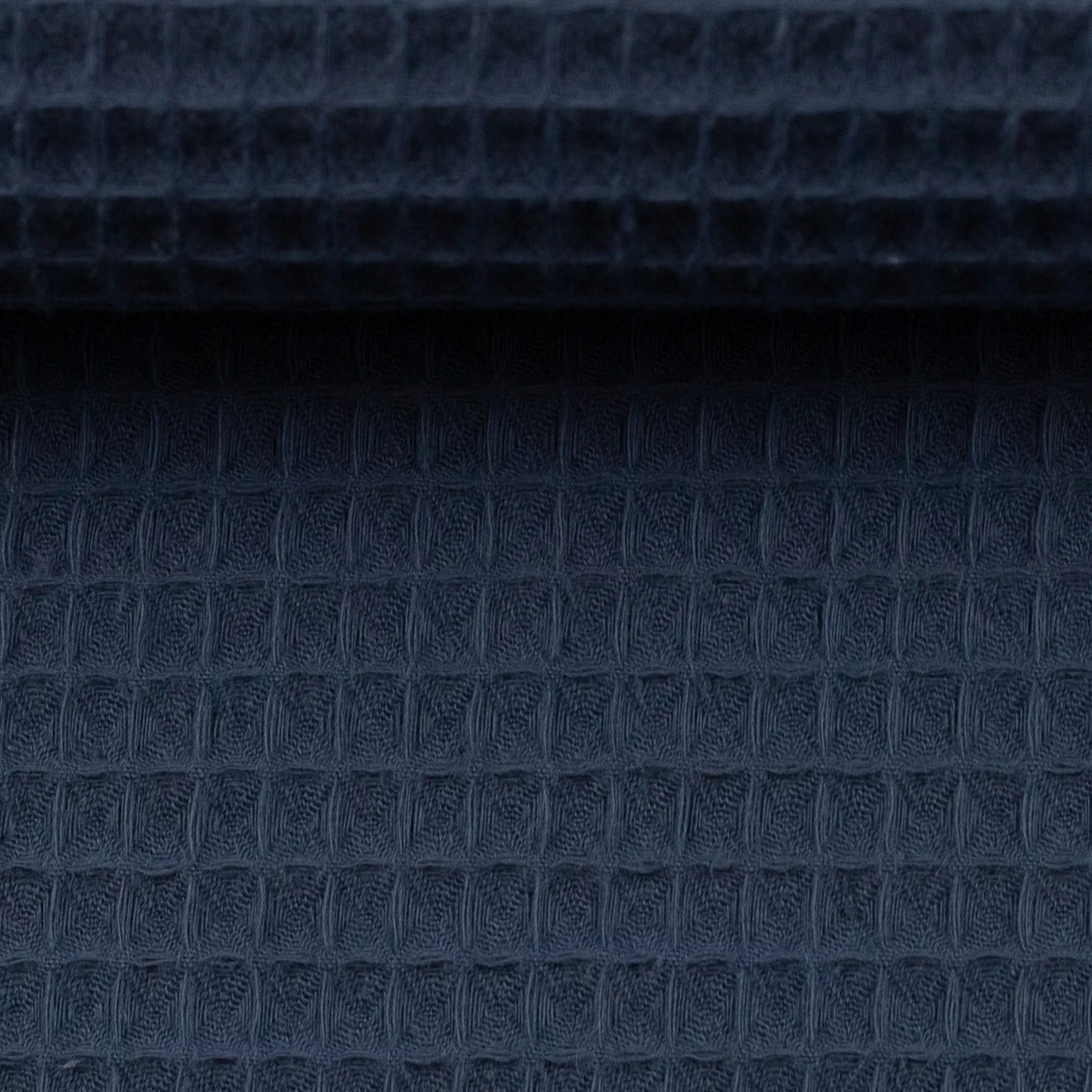 Wafelstof katoen navy 'Nelson'