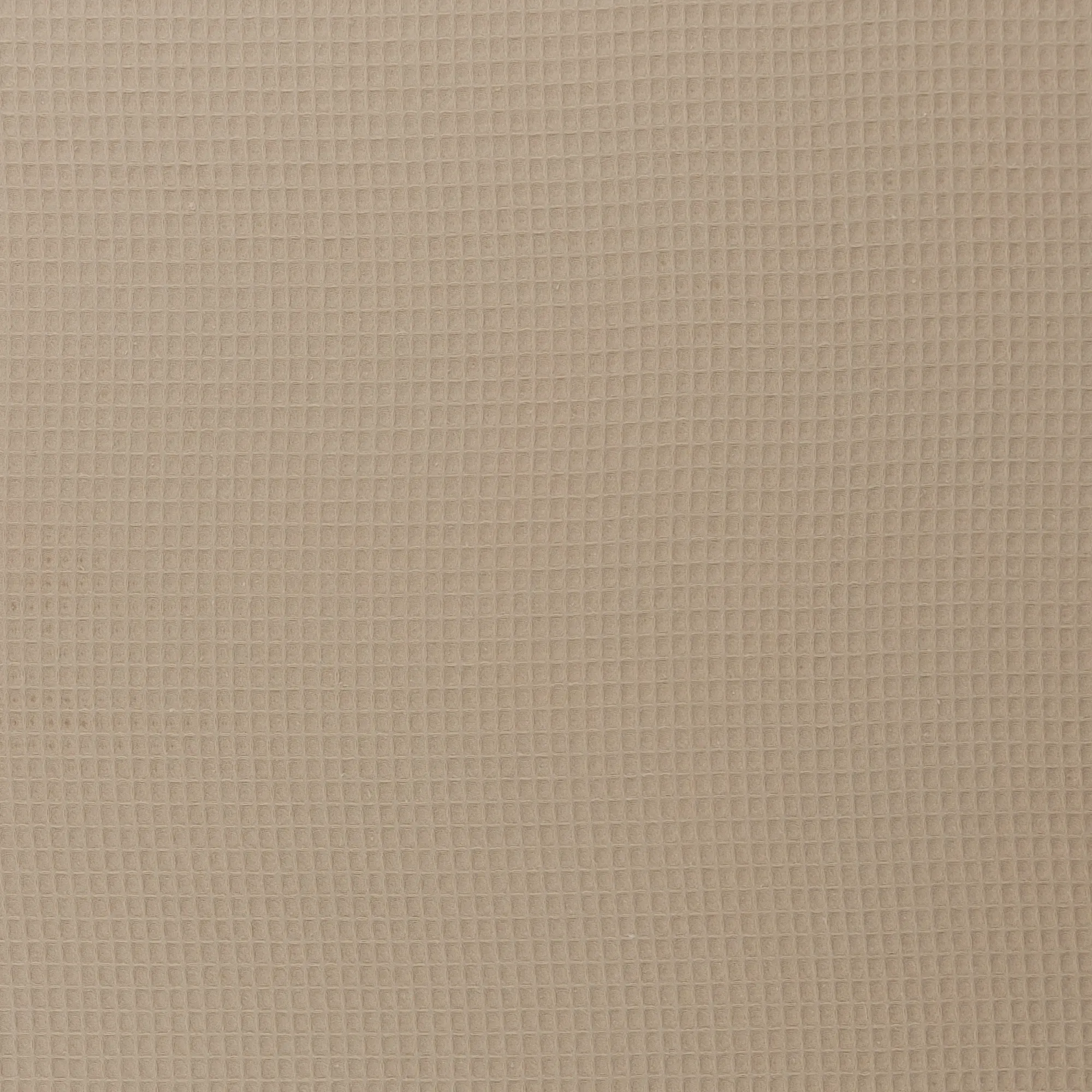 Wafelstof katoen beige 'Nelson'