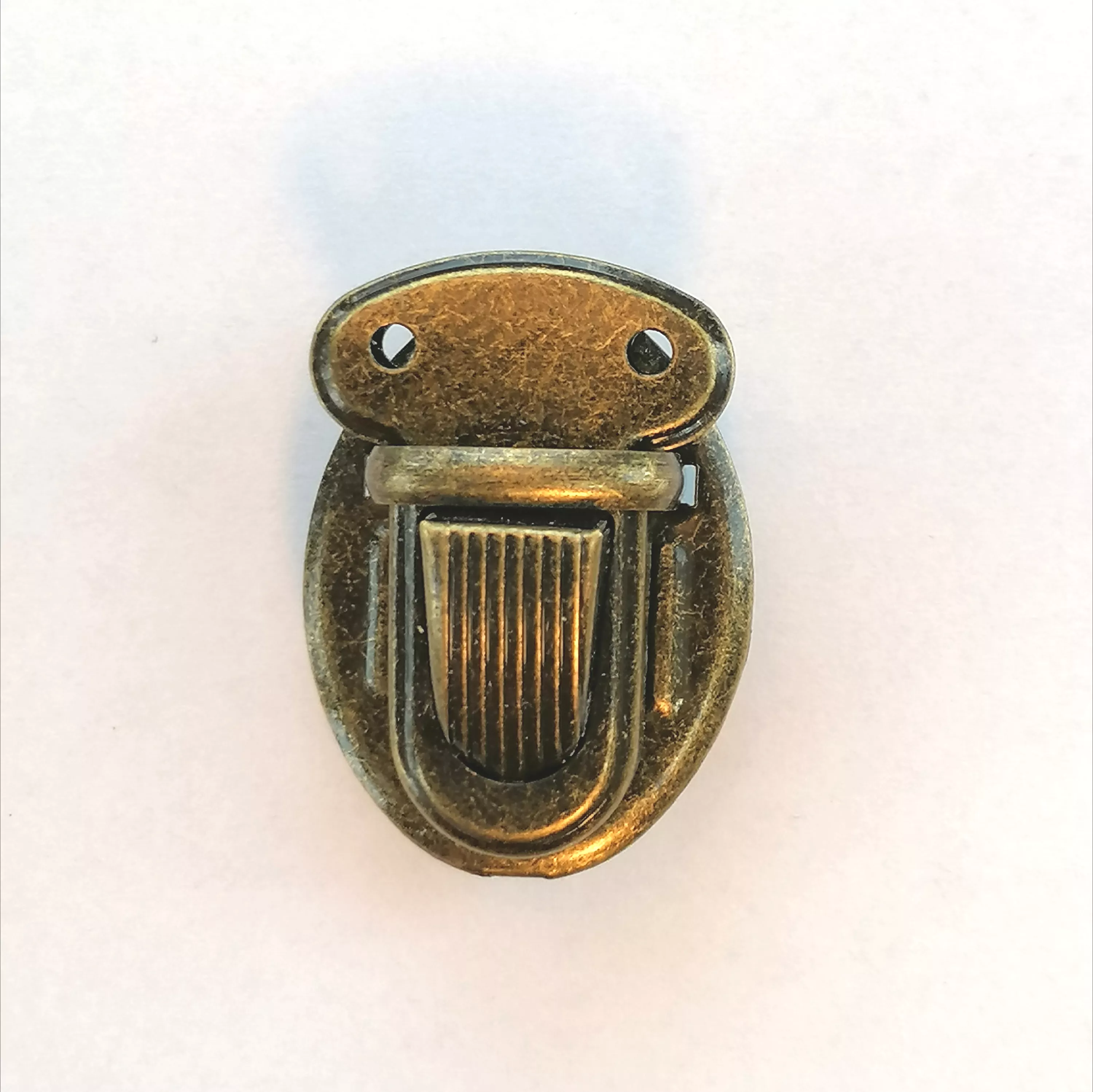 Metalen slot - brons - 25 mm