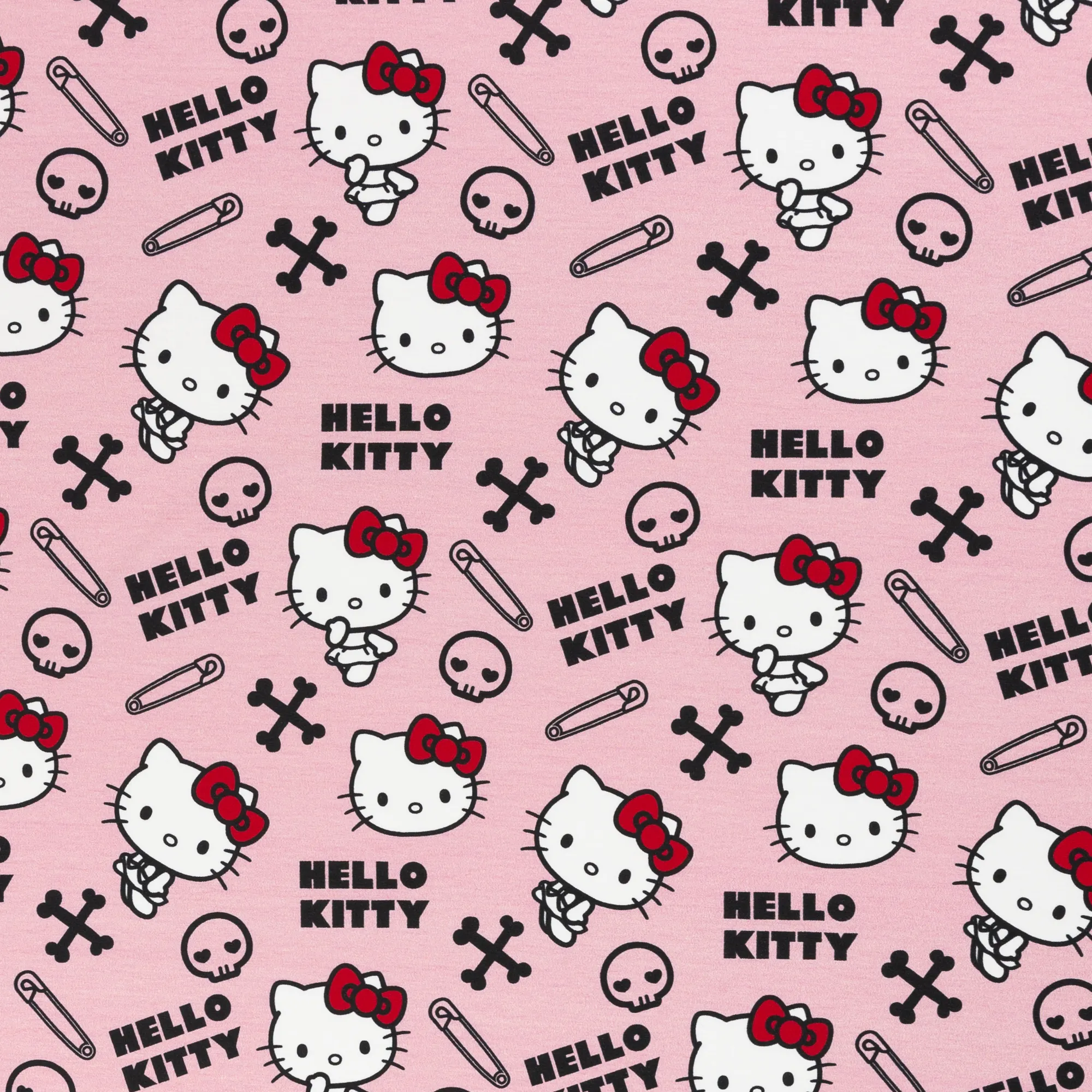 Roze tricot Hello Kitty