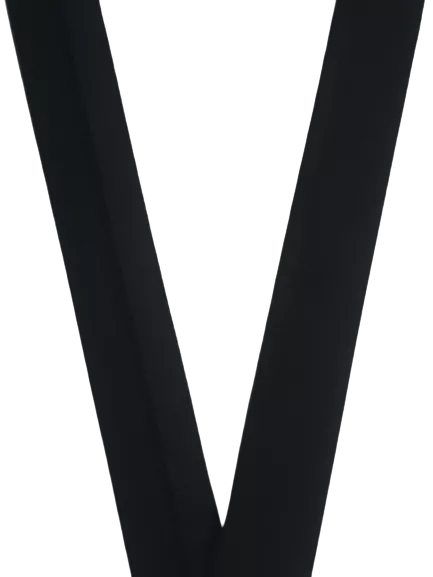 Biais - katoen 2 cm - zwart - per meter