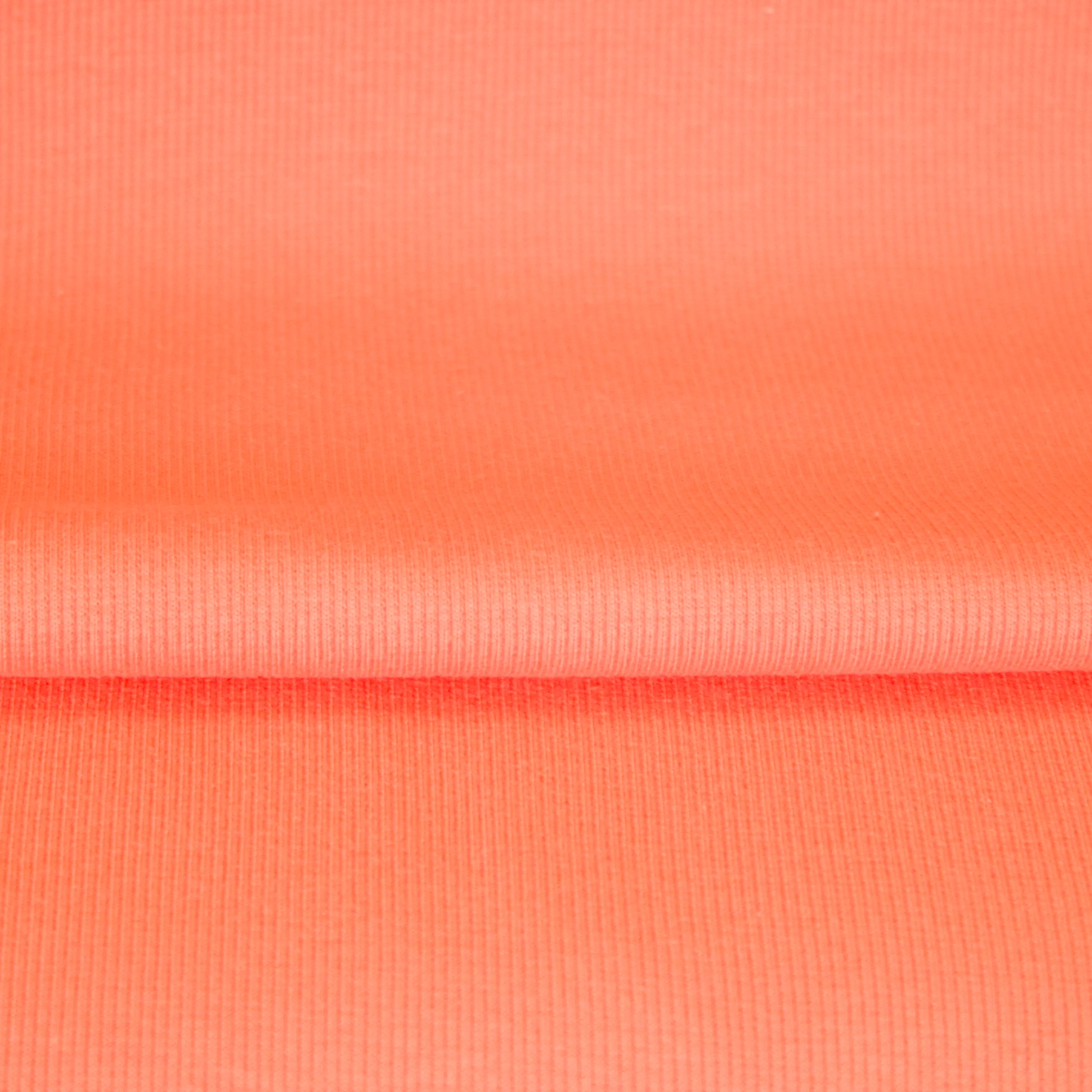 Persimmon orange geribbelde boordstof van See You At Six