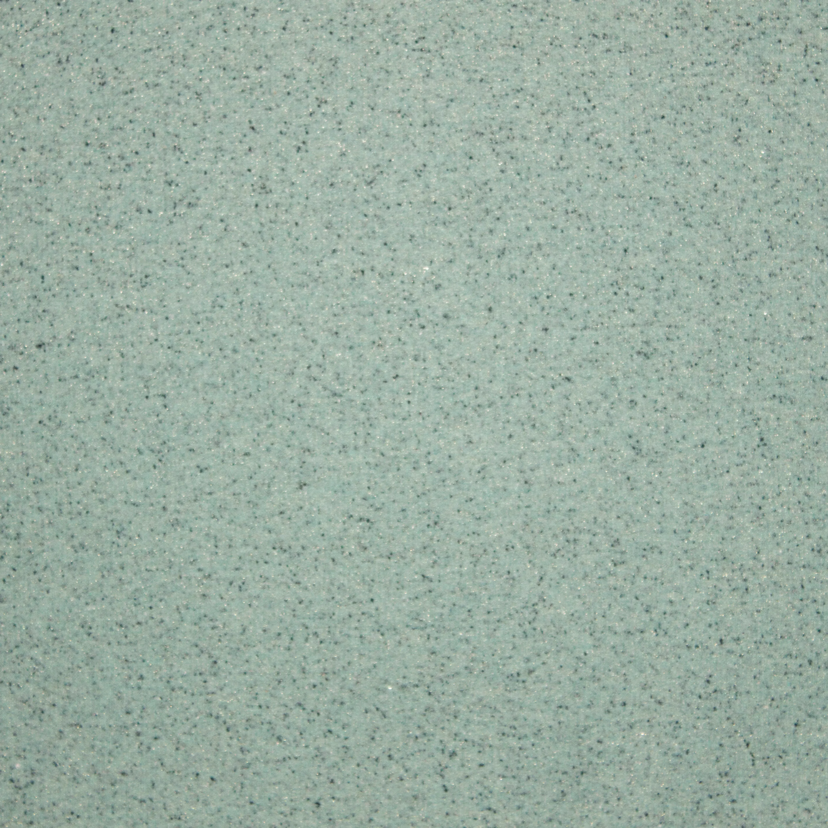 Turquoise glitter sweater met zwarte spikkels