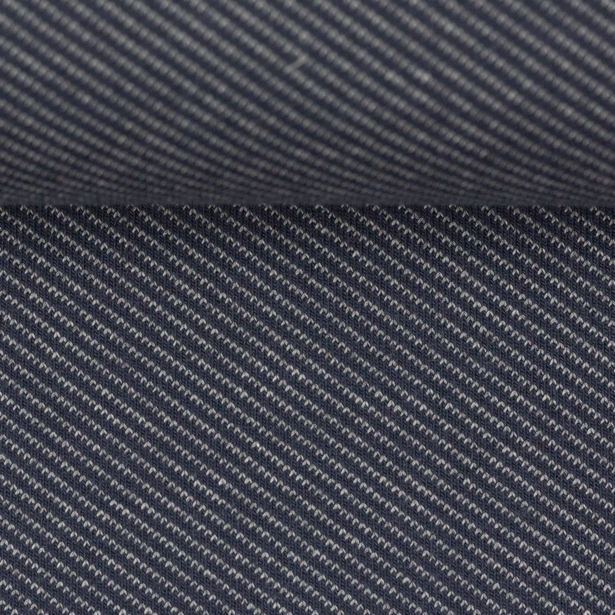 Licht rekbare grijze jacquard in katoen / polyestermengeling