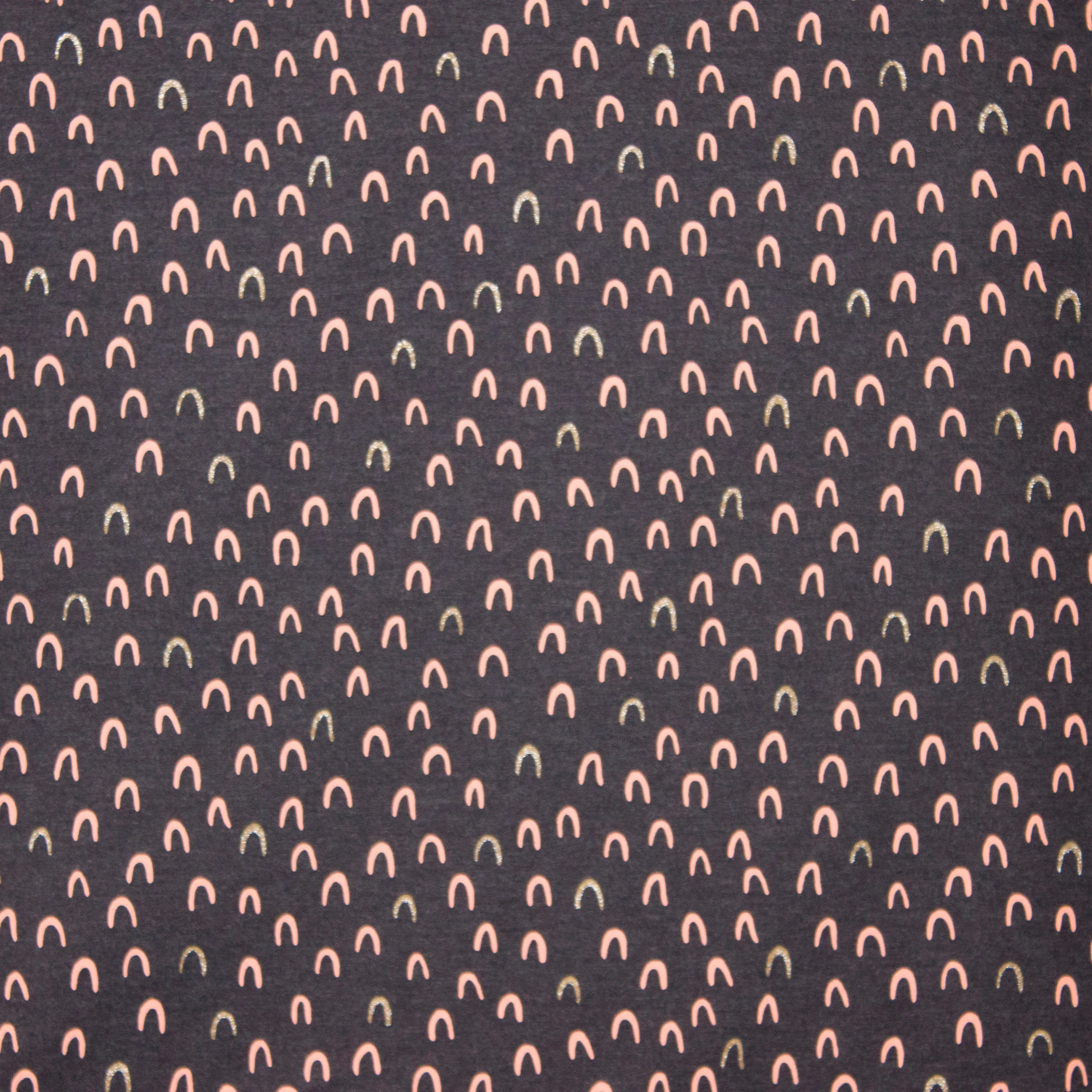 Grijze tricot met boogjesmotief van Poppy