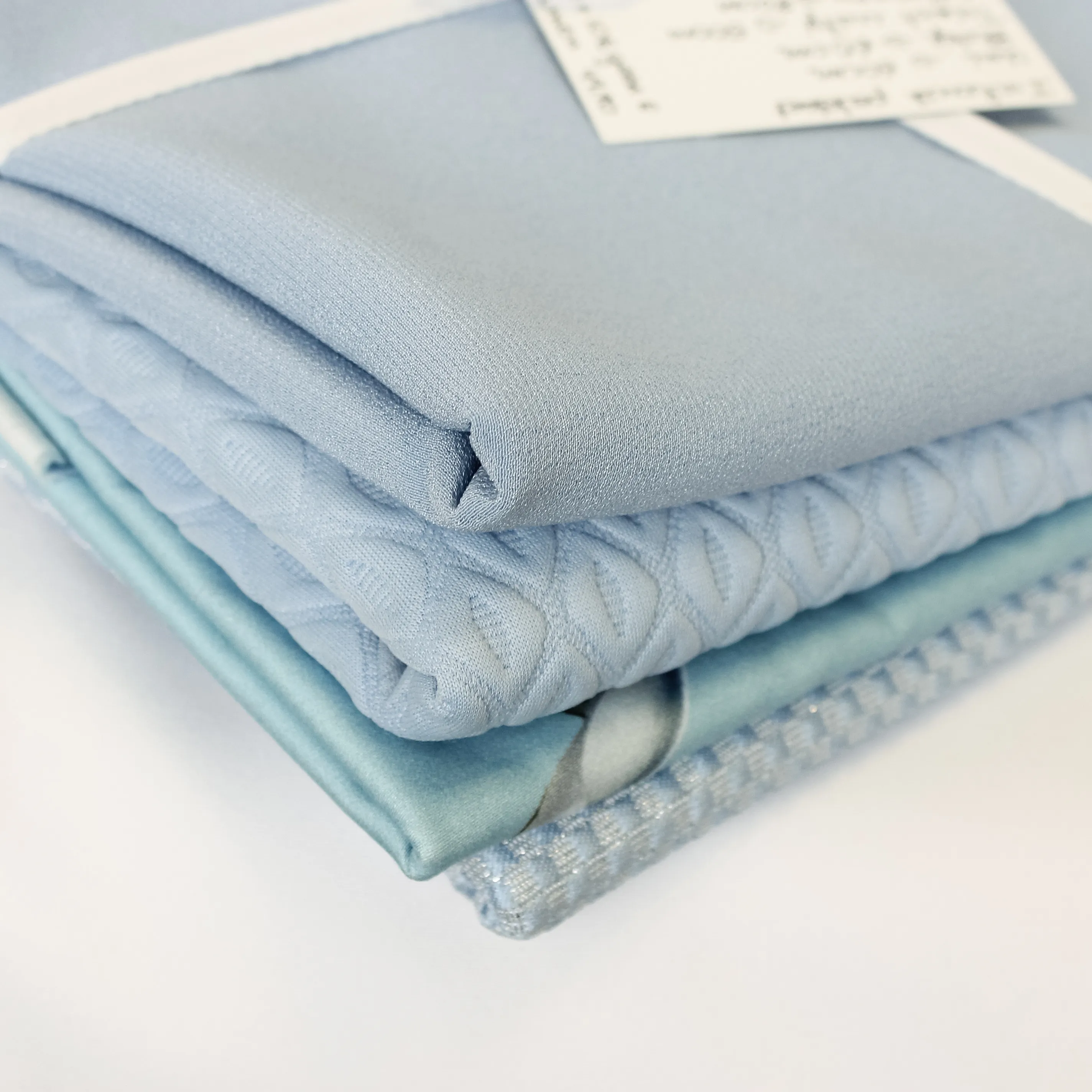 Voordeelpakket 4 blauwe stoffen
