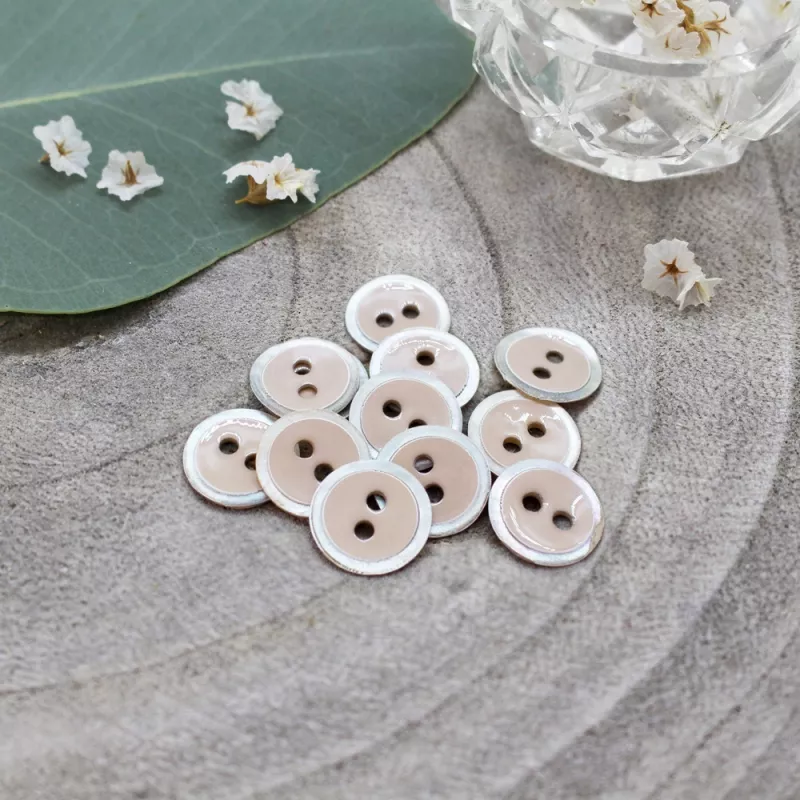 Knoopjes 10 mm 'Halo Blush' van Atelier Brunette