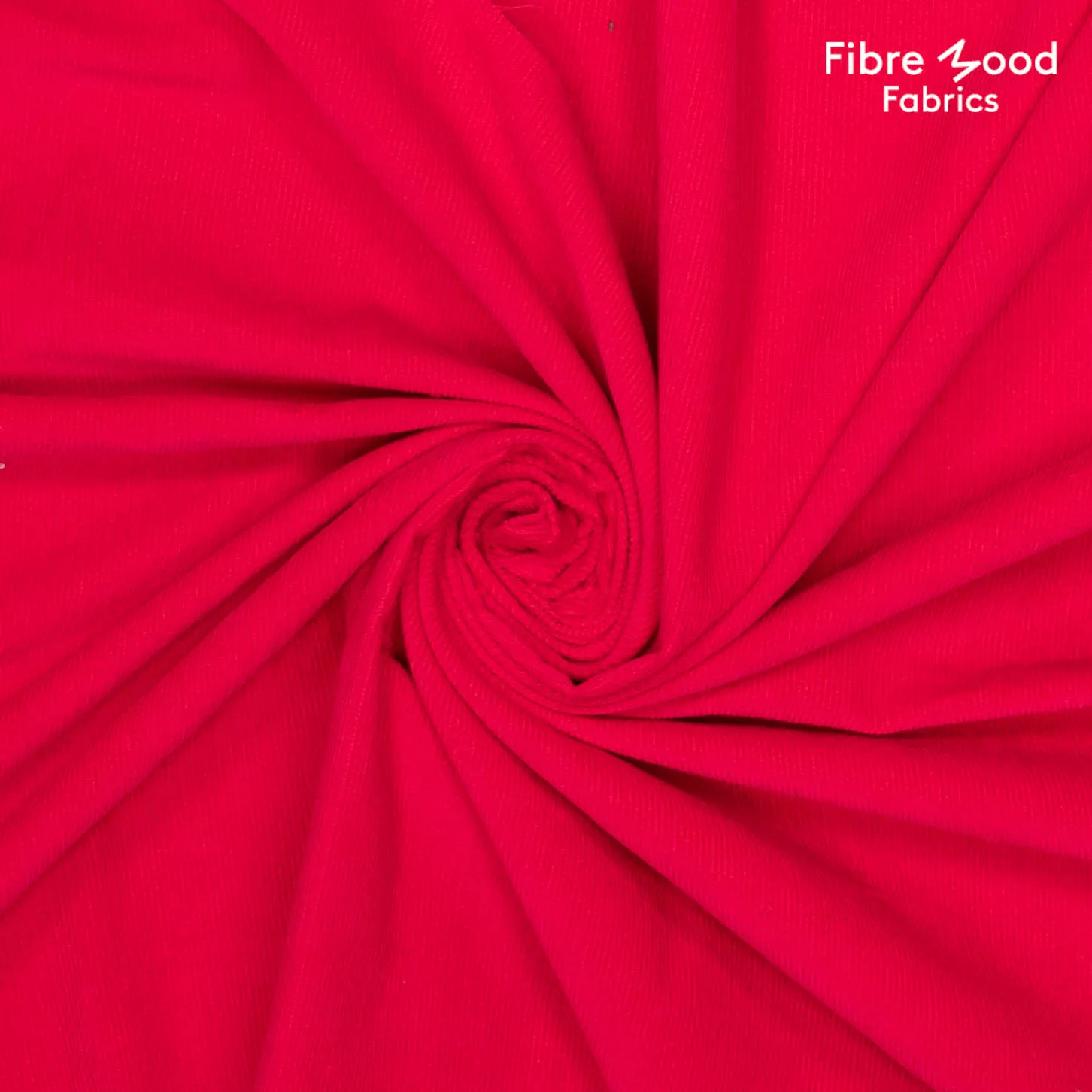 Ribfluweel fuchsia - Fibre Mood