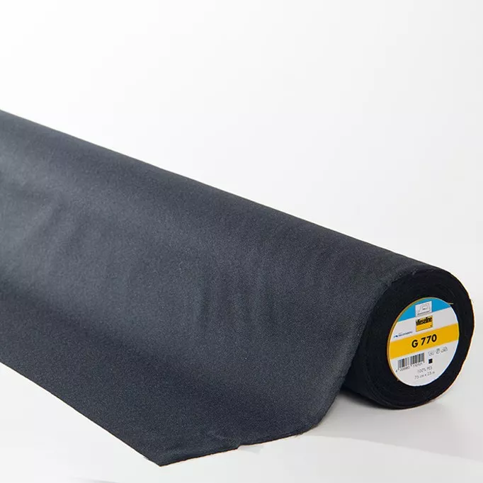 G770 Bi-elastische vlieseline in zwart
