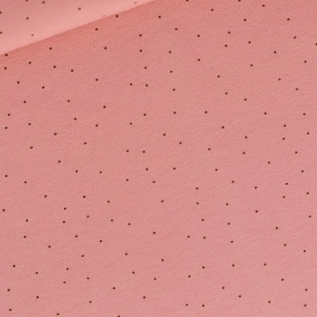 Donker roze french terry van See you at six    "Dotties desert pink - terry"