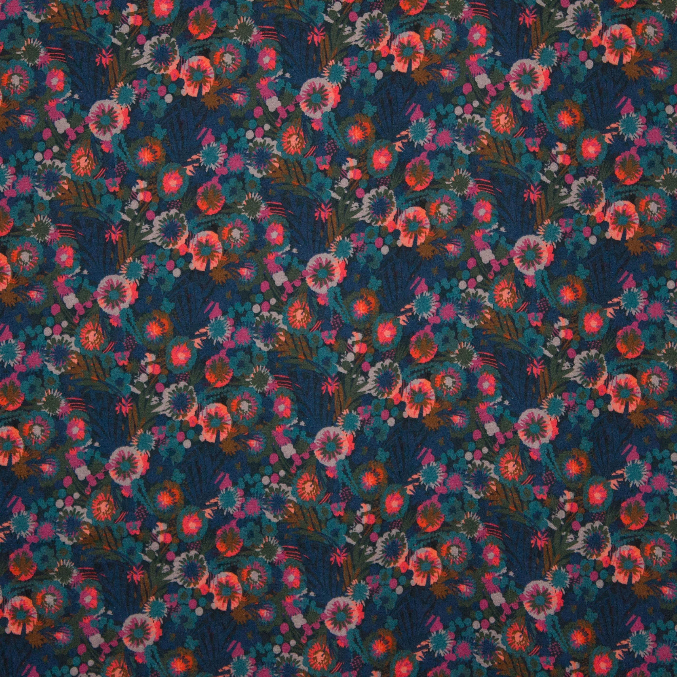 viscose met bloemenprint