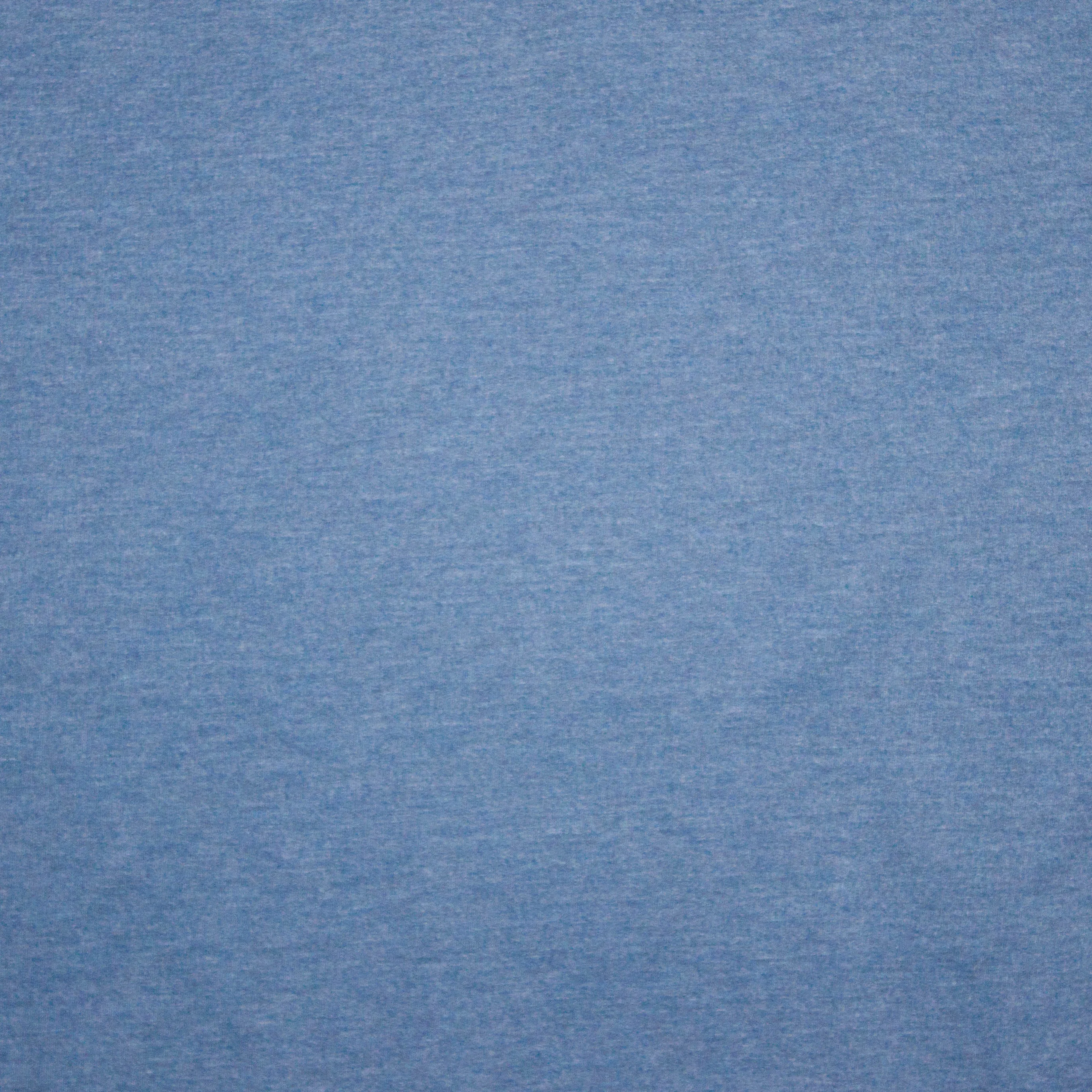 Jeansblauwe sweaterstof uni