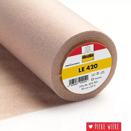 LE420 beige vlieseline